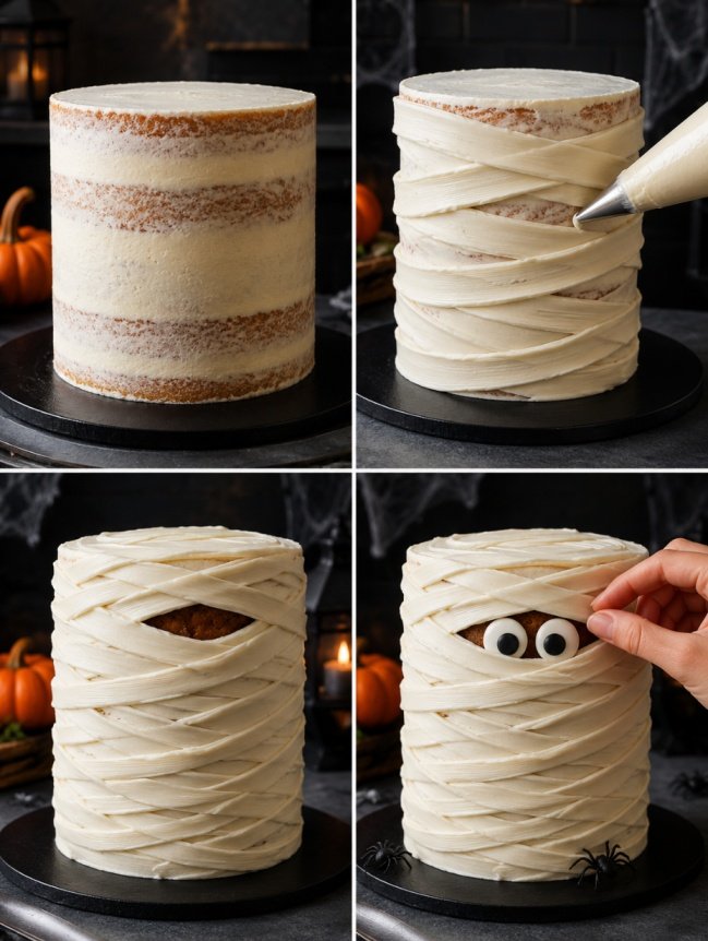 Eggless Halloween Cakes