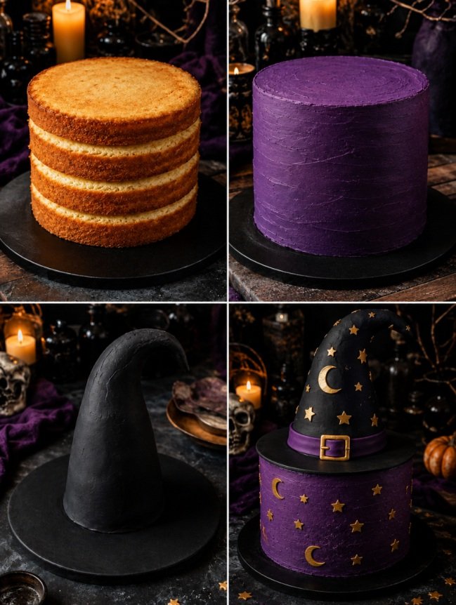 Eggless Halloween Cakes