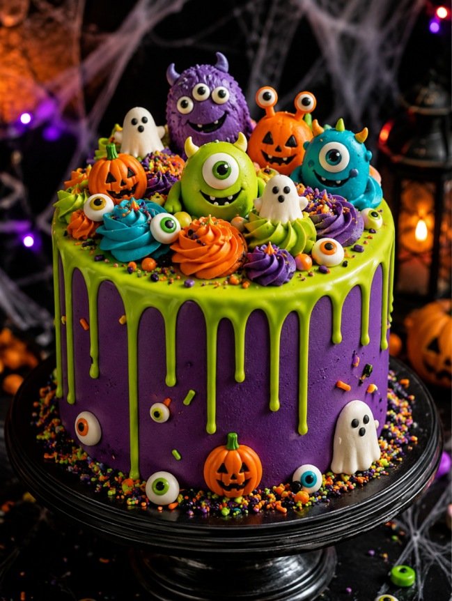 Eggless Halloween Cakes