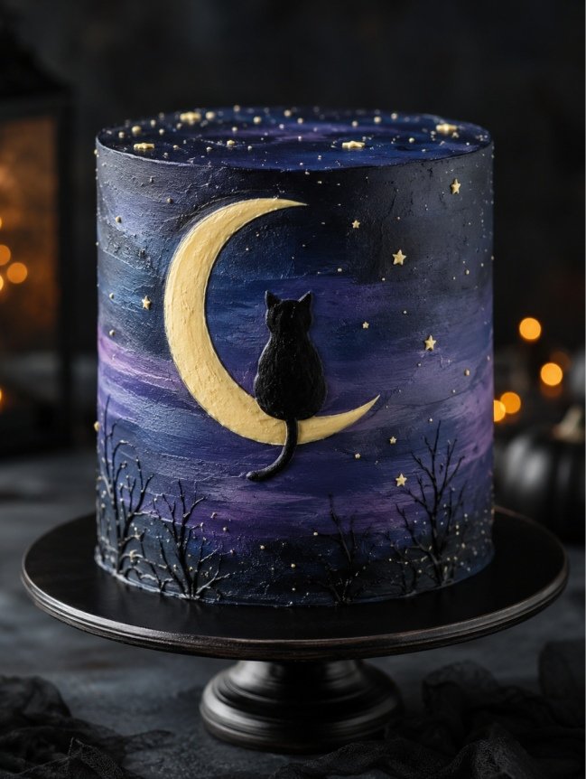 Eggless Halloween Cakes