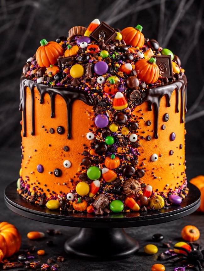 Eggless Halloween Cakes