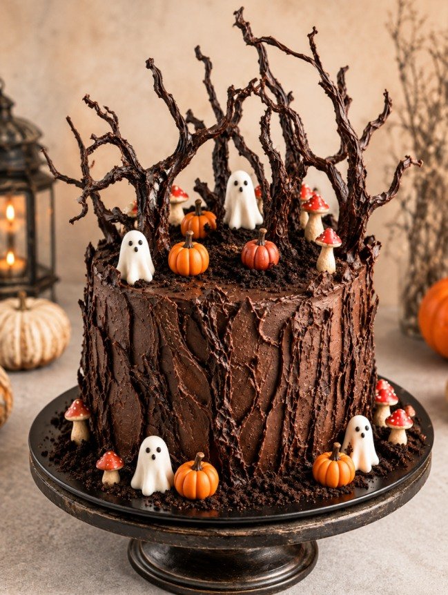 Eggless Halloween Cakes