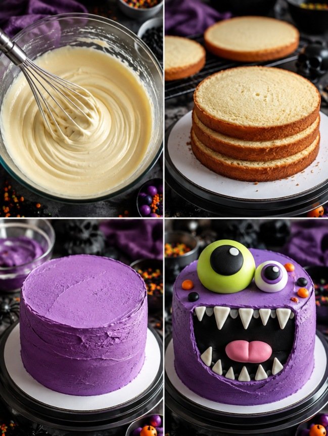 Eggless Halloween Cakes