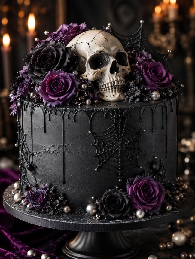 Eggless Halloween Cakes