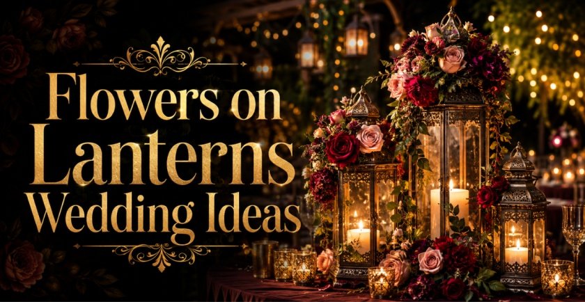 Flowers on Lanterns Wedding Ideas
