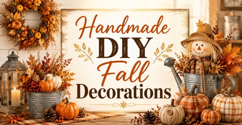 Handmade DIY Fall Decorations