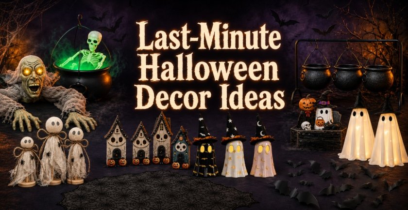 Last-Minute Halloween Decor Ideas