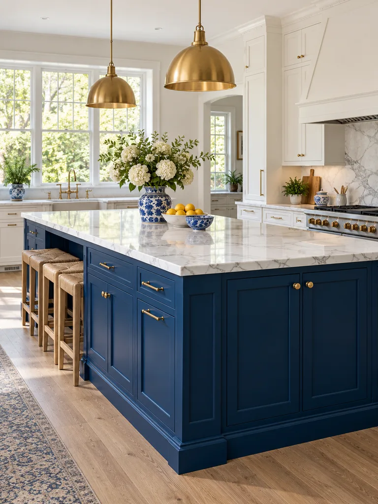 45 Colorful Kitchen Island Ideas That Bring Personality Into Your Home - image 01