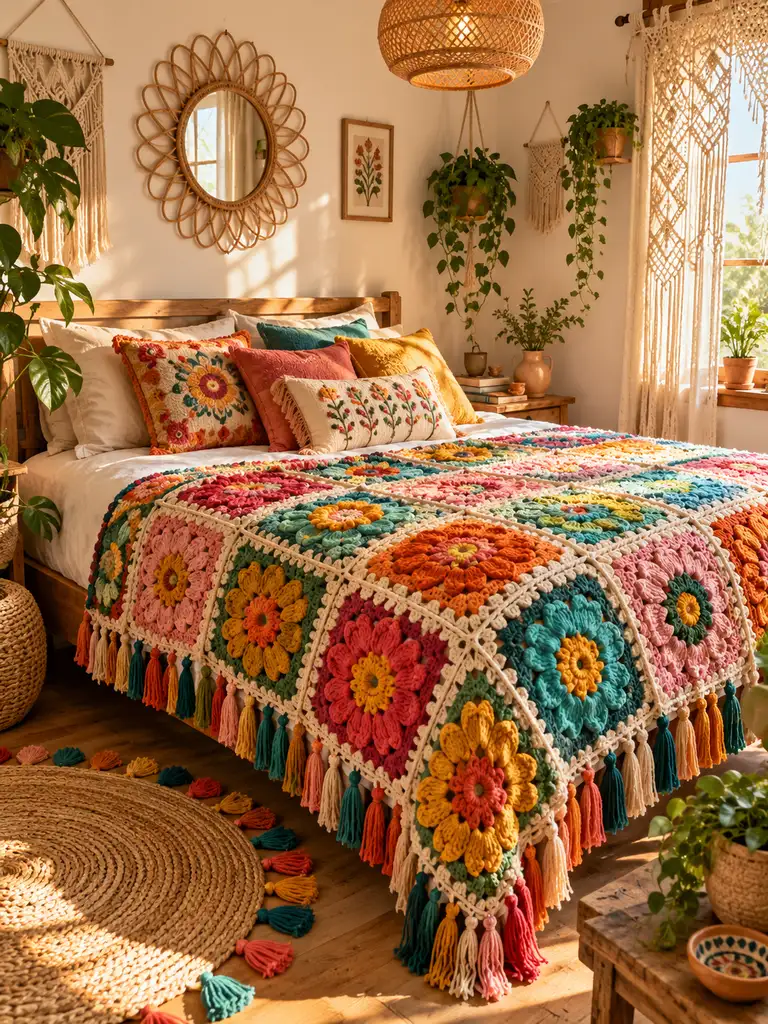 45 Boho Colorful Bedroom Ideas for a Vibrant Cozy Space - image 01