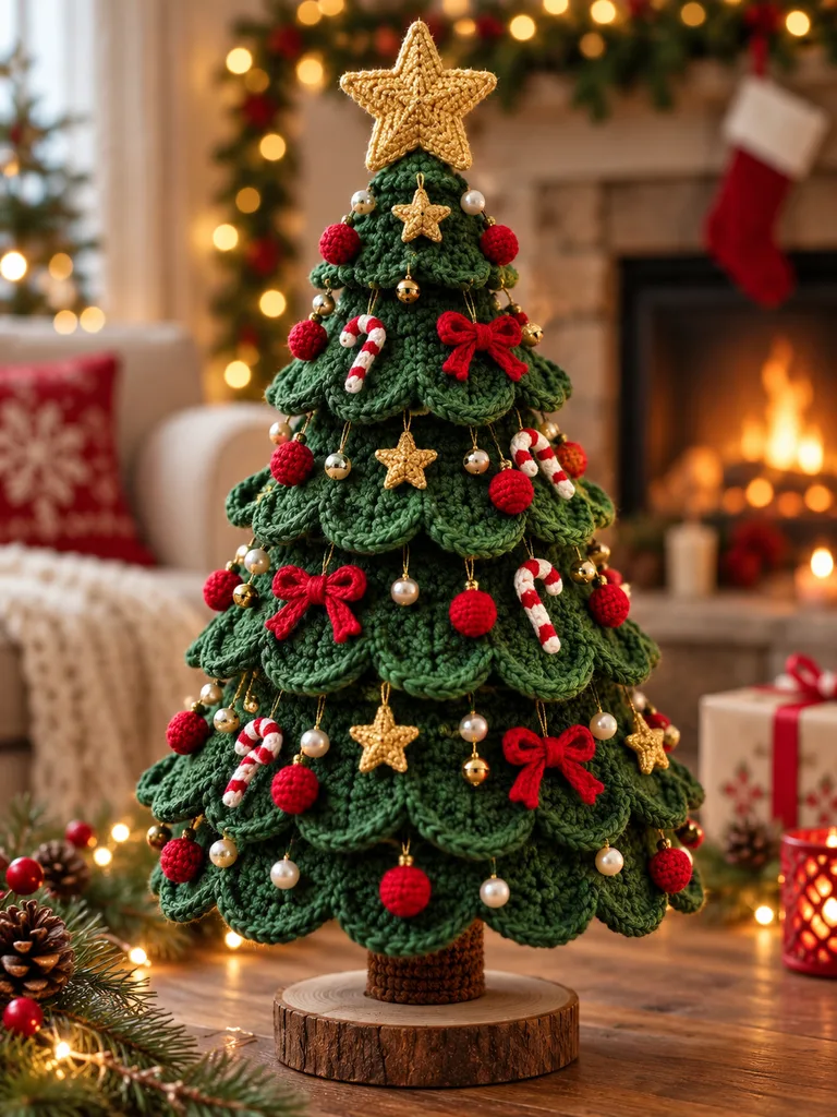 23 Crochet Christmas Tree Ideas for Festive Home Decor - image 01