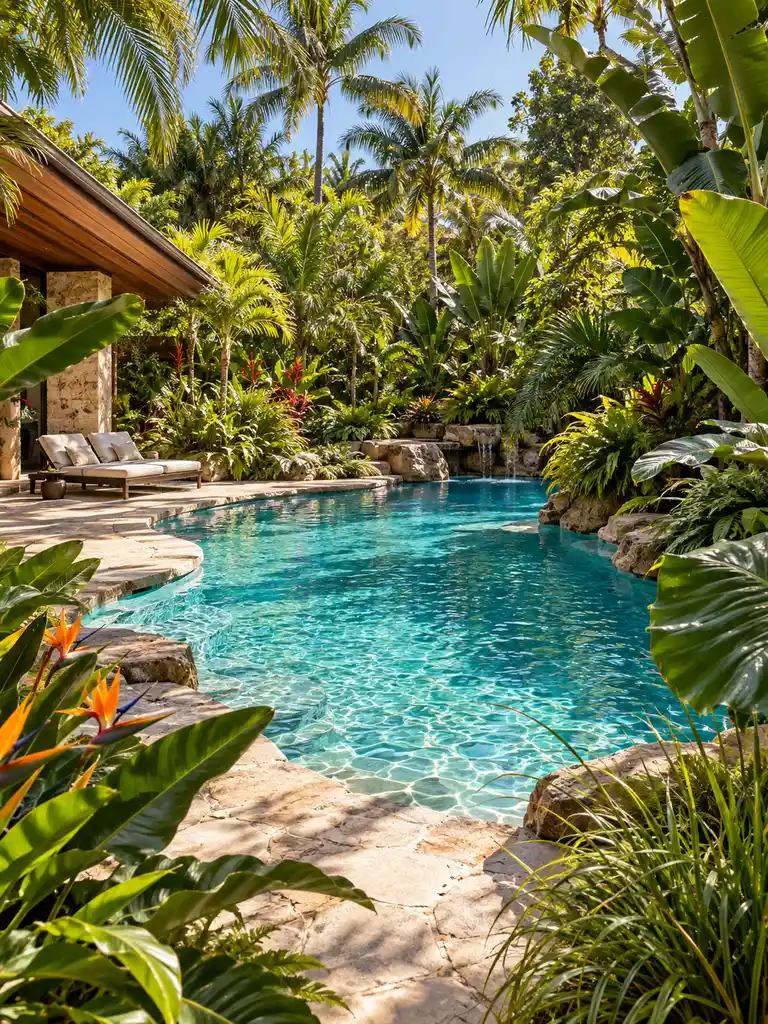 45 Tropical Garden Design Ideas for a Backyard Paradise - image 03