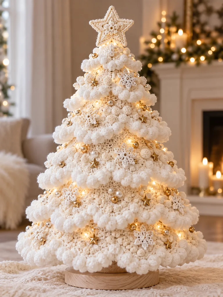 23 Crochet Christmas Tree Ideas for Festive Home Decor - image 03