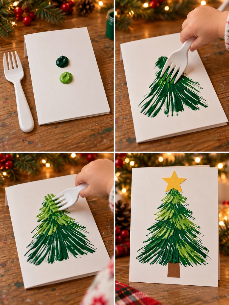 23 Toddler Christmas Card Craft Ideas That Are Cute and Easy to Make - image 03