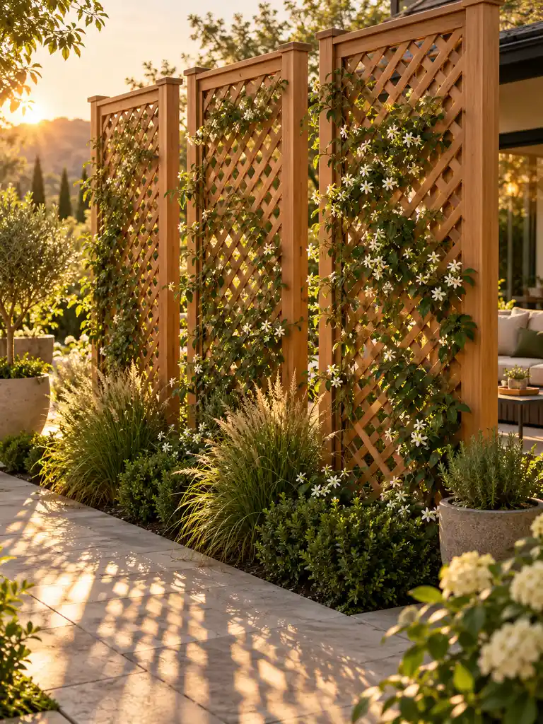 45 Inspiring Trellis Panels Ideas for Gardening for a Dreamy Outdoor Space - image 03