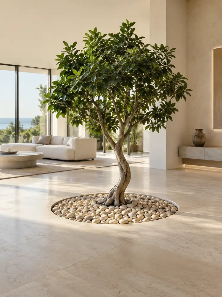 46 Beautiful Indoor Pebble Garden Ideas for Modern Homes - image 05