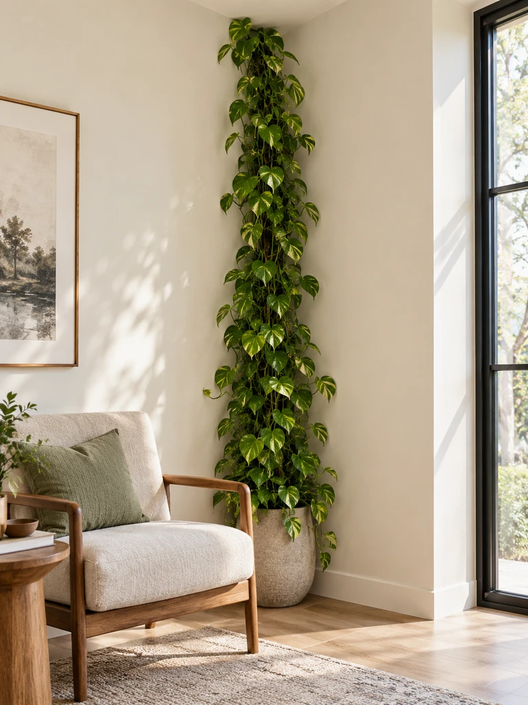 45 Creative Pothos Wall Decor Ideas for Indoor Spaces - image 06