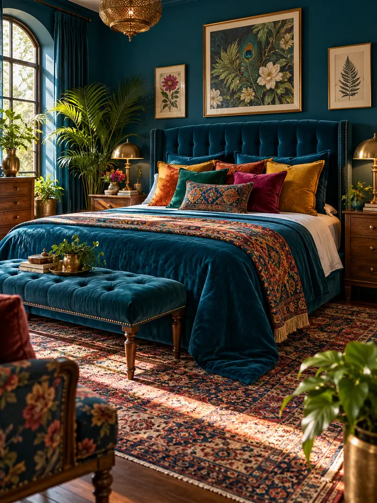 45 Boho Colorful Bedroom Ideas for a Vibrant Cozy Space - image 06