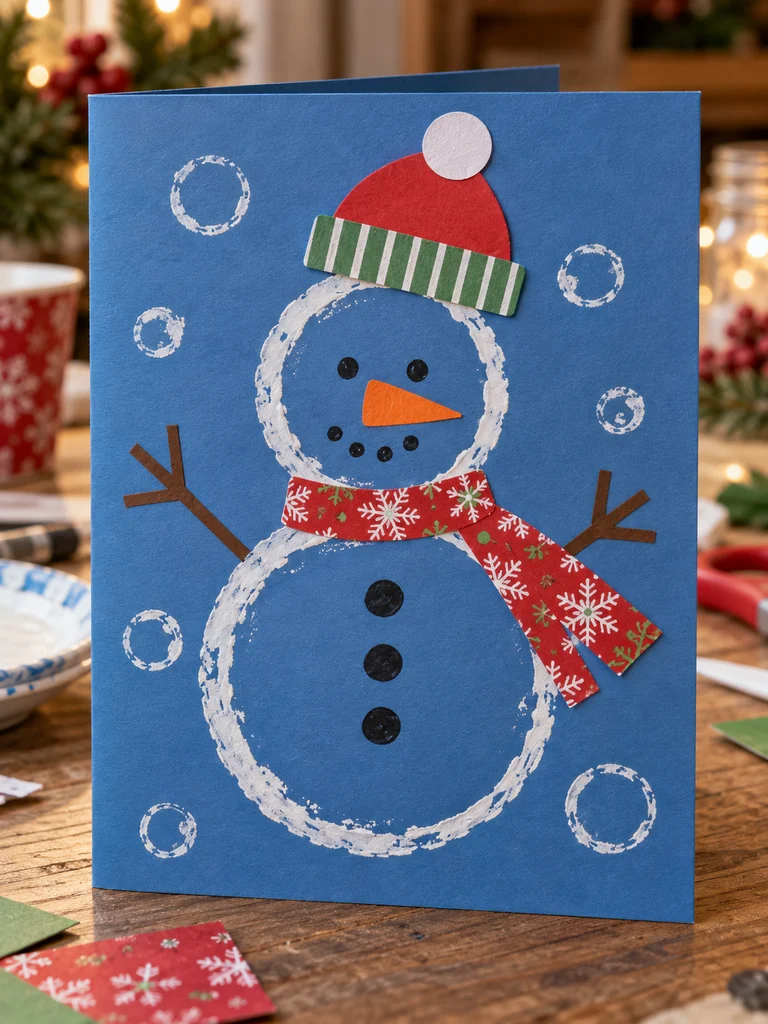 23 Toddler Christmas Card Craft Ideas That Are Cute and Easy to Make - image 06