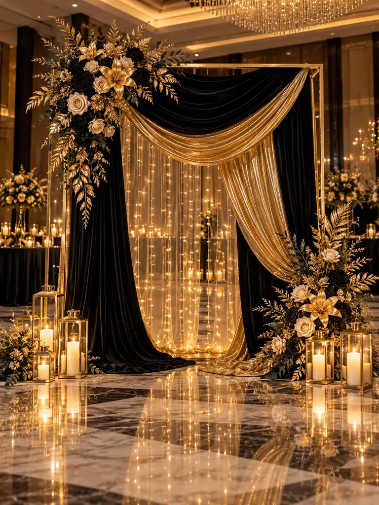 45 Stunning Indoor Wedding Backdrop Ideas That Look Absolutely Luxurious - image 06
