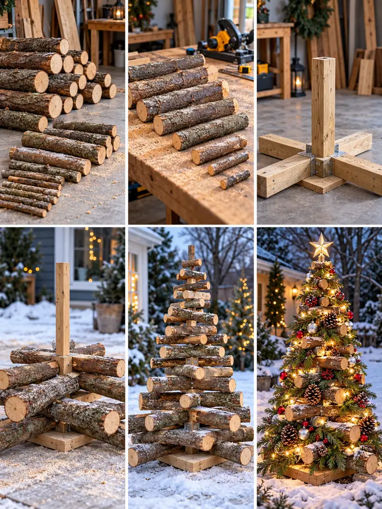 23 Easy DIY Outdoor Wooden Christmas Decor Ideas for a Festive Yard - image 06