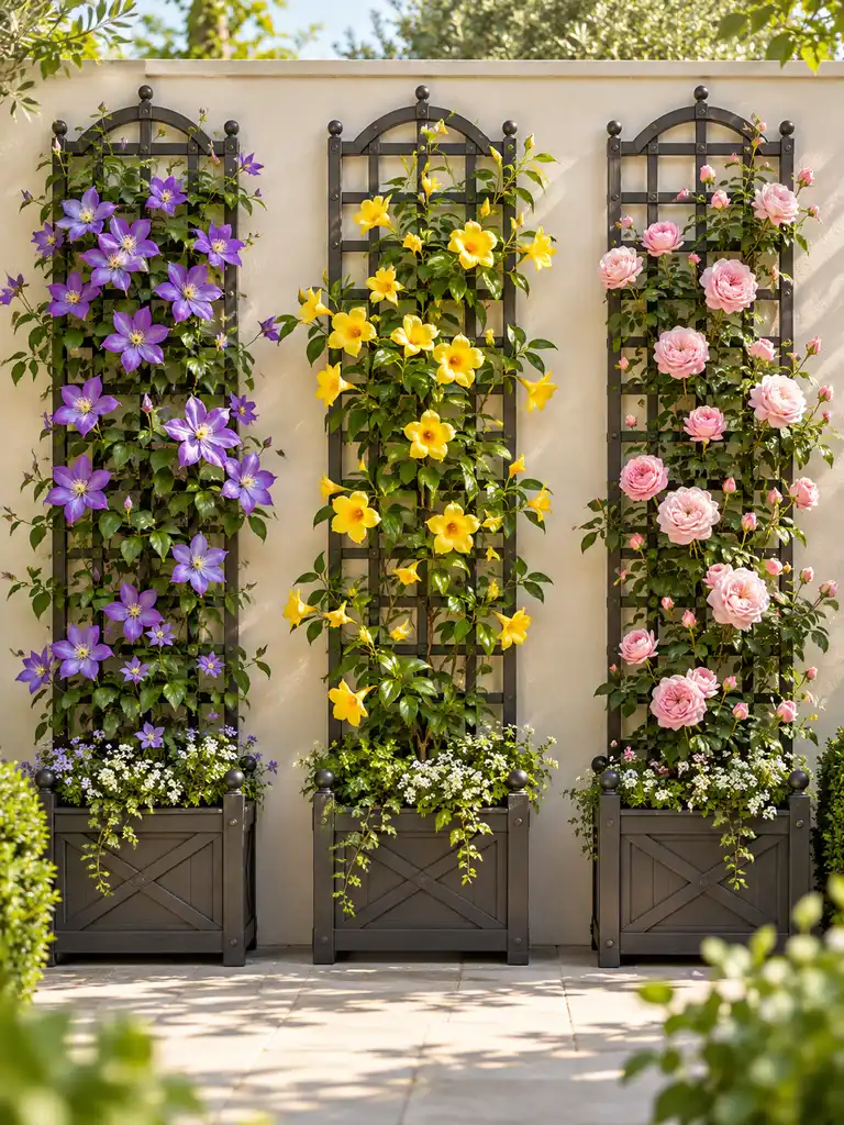45 Inspiring Trellis Panels Ideas for Gardening for a Dreamy Outdoor Space - image 06