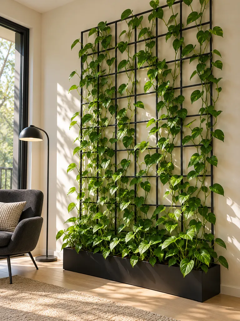 45 Unique Indoor Pothos Climbing Ideas for a Dreamy Green Home - image 06