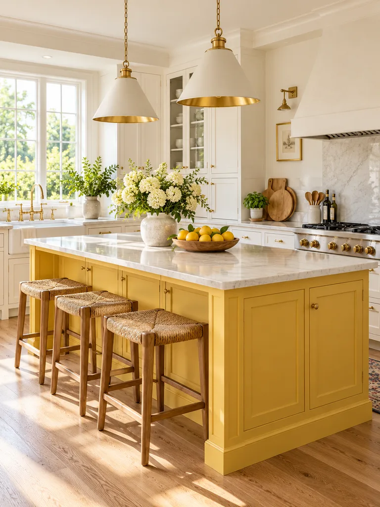 45 Colorful Kitchen Island Ideas That Bring Personality Into Your Home - image 07