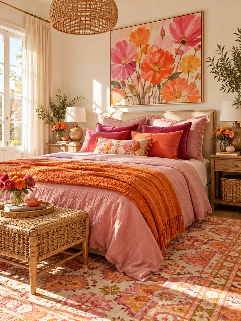 45 Boho Colorful Bedroom Ideas for a Vibrant Cozy Space - image 07