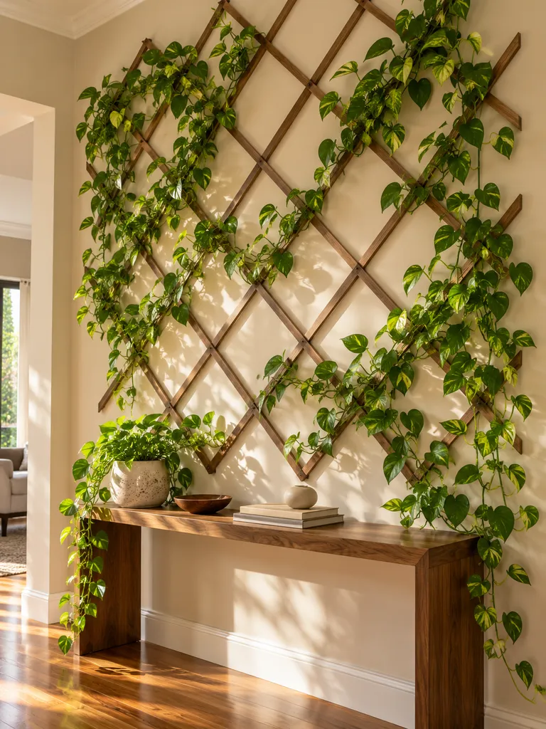 45 Unique Indoor Pothos Climbing Ideas for a Dreamy Green Home - image 07