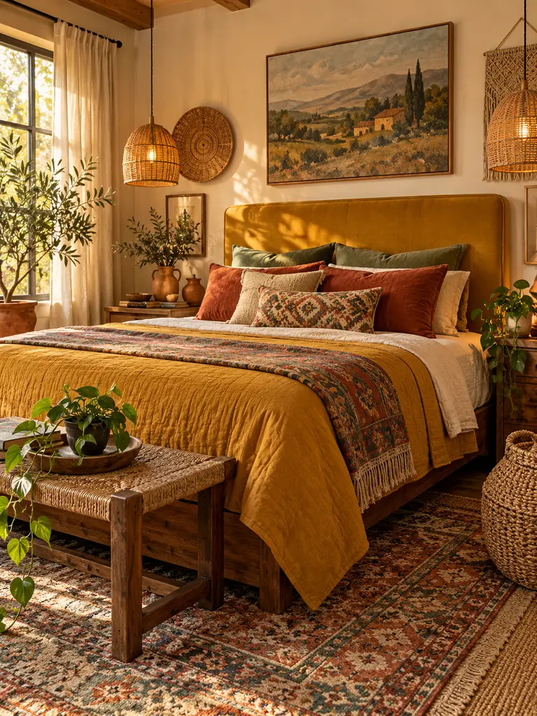 45 Boho Colorful Bedroom Ideas for a Vibrant Cozy Space - image 08