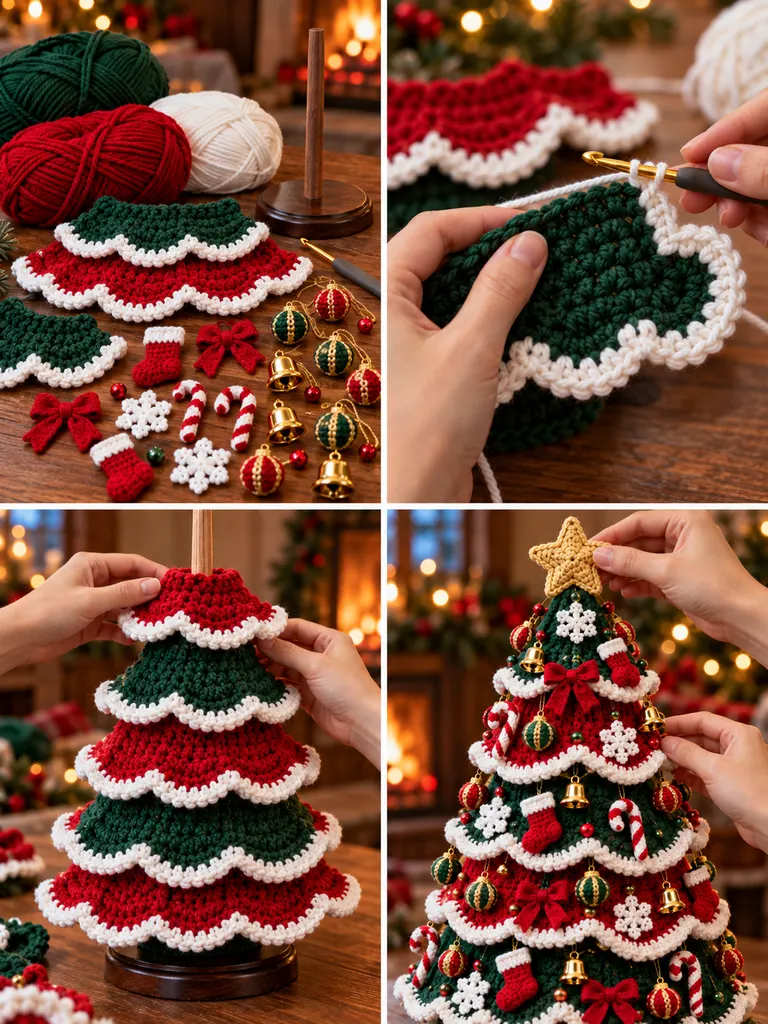 23 Crochet Christmas Tree Ideas for Festive Home Decor - image 08