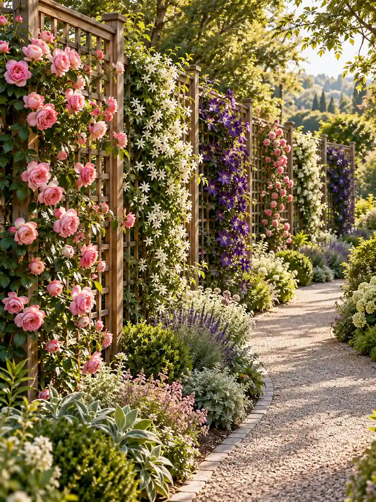 45 Inspiring Trellis Panels Ideas for Gardening for a Dreamy Outdoor Space - image 08
