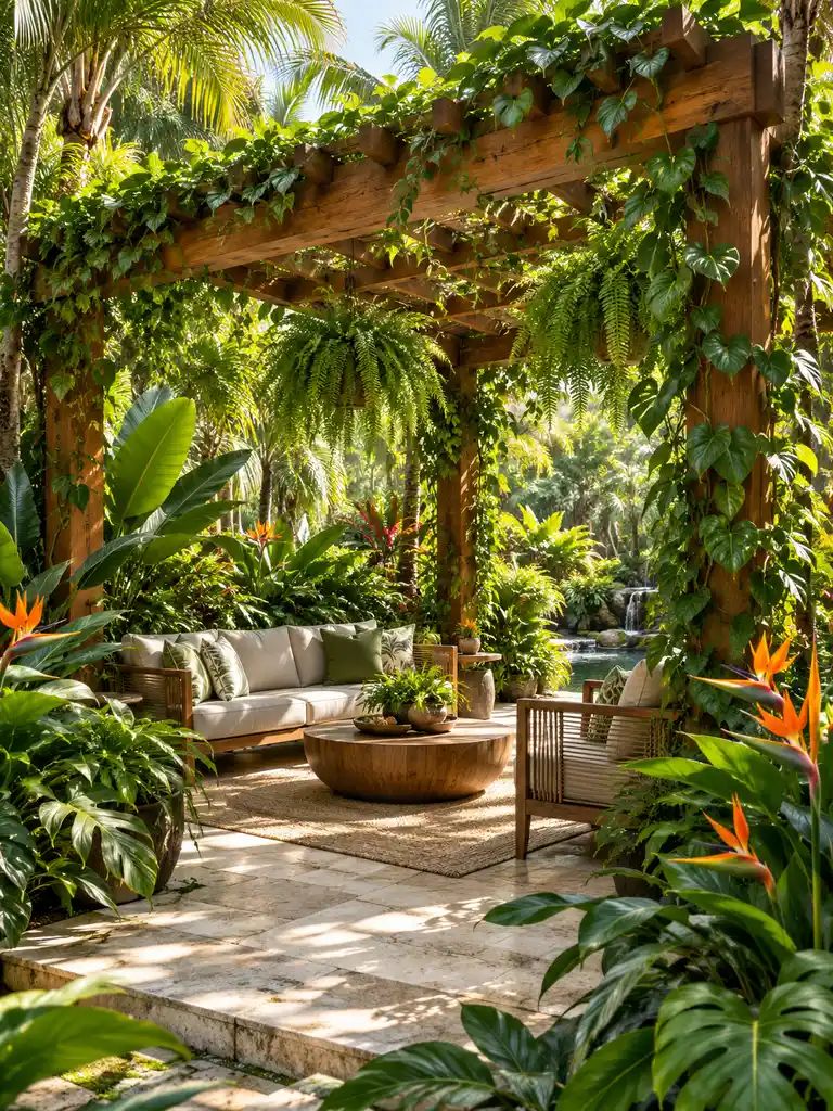 45 Tropical Garden Design Ideas for a Backyard Paradise - image 09