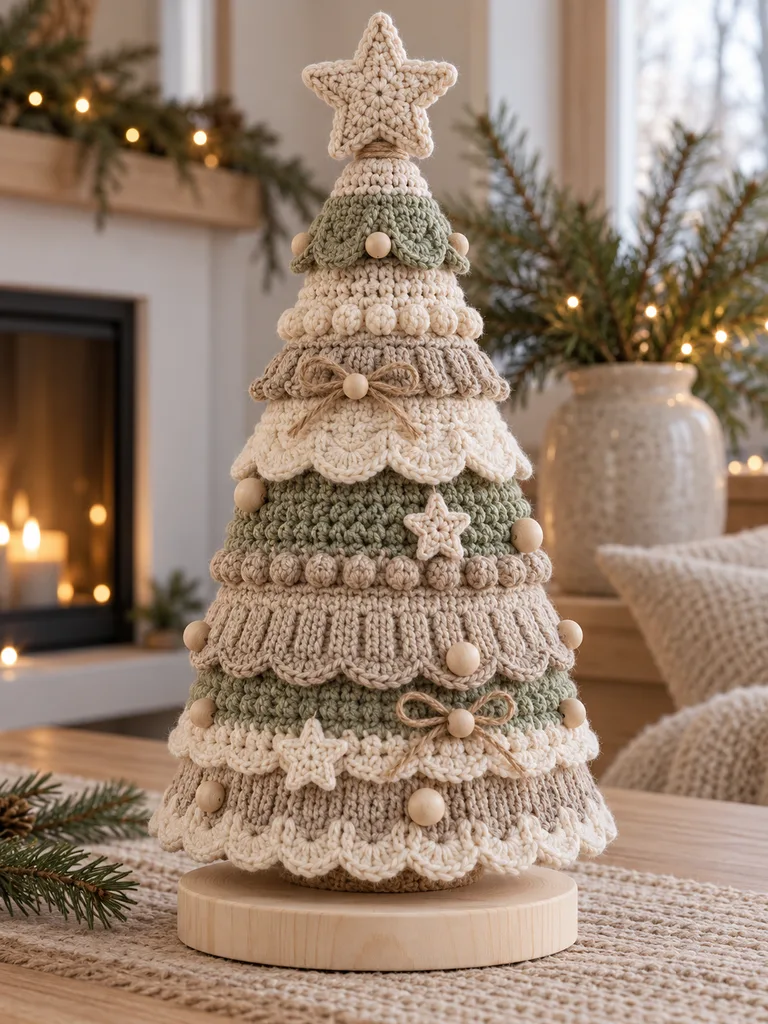 23 Crochet Christmas Tree Ideas for Festive Home Decor - image 09