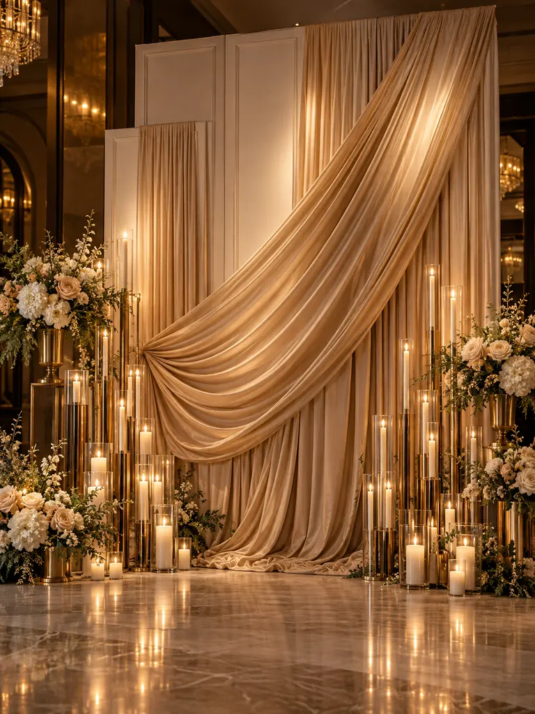 45 Stunning Indoor Wedding Backdrop Ideas That Look Absolutely Luxurious - image 09