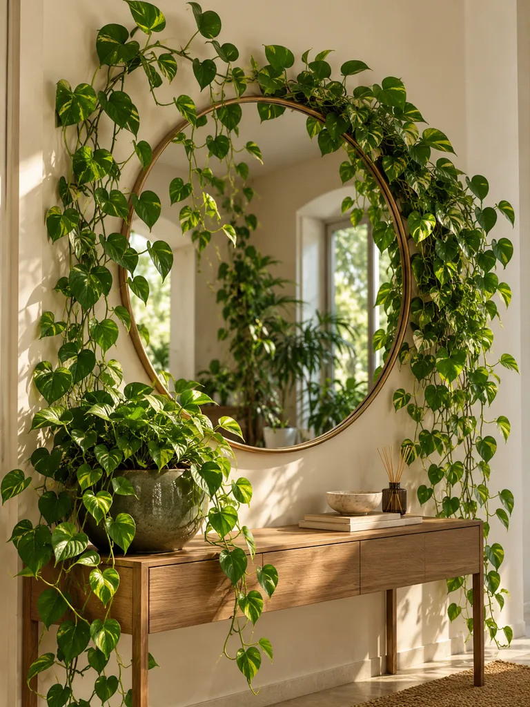 45 Unique Indoor Pothos Climbing Ideas for a Dreamy Green Home - image 10