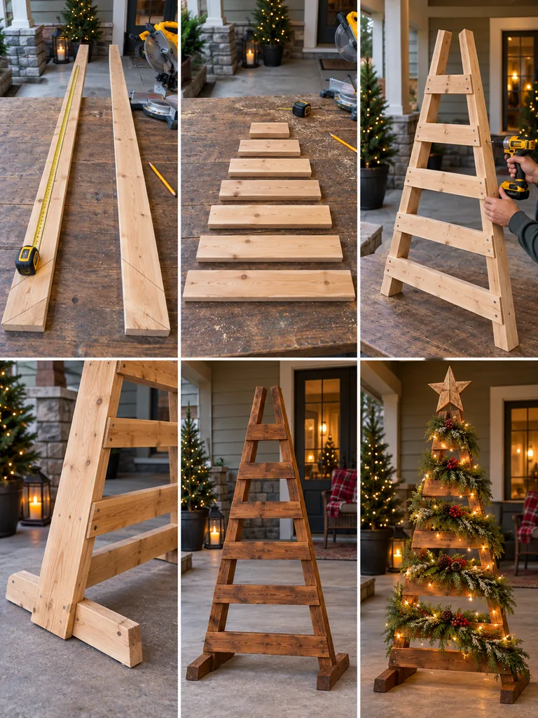 23 Easy DIY Outdoor Wooden Christmas Decor Ideas for a Festive Yard - image 12