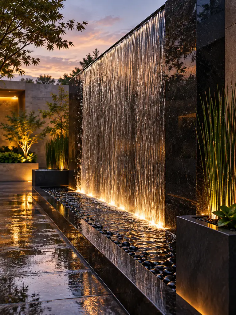 45 Beautiful Outdoor Waterfall Fountain Ideas for Gardens and Patios - image 13