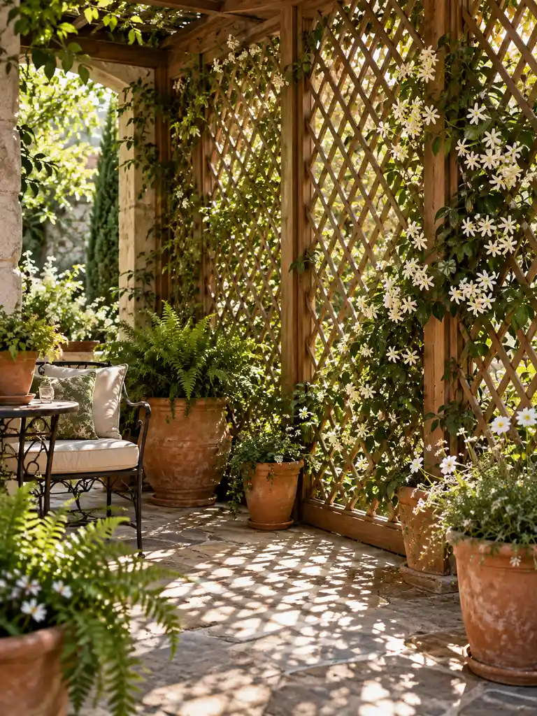 45 Inspiring Trellis Panels Ideas for Gardening for a Dreamy Outdoor Space - image 13