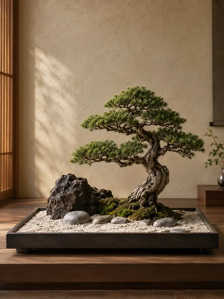 46 Beautiful Indoor Pebble Garden Ideas for Modern Homes - image 13