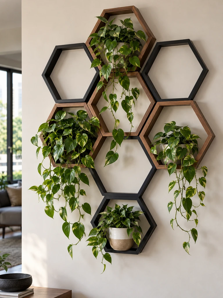 45 Creative Pothos Wall Decor Ideas for Indoor Spaces - image 15