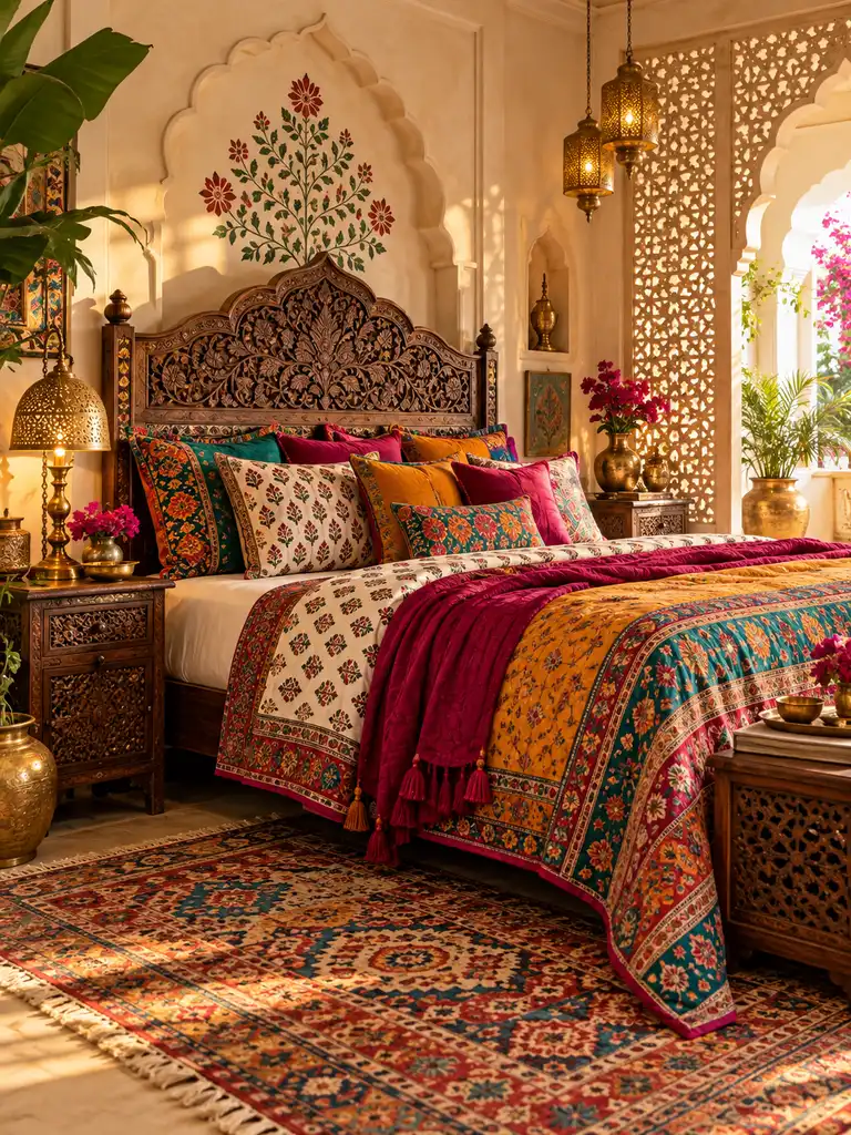 45 Boho Colorful Bedroom Ideas for a Vibrant Cozy Space - image 15