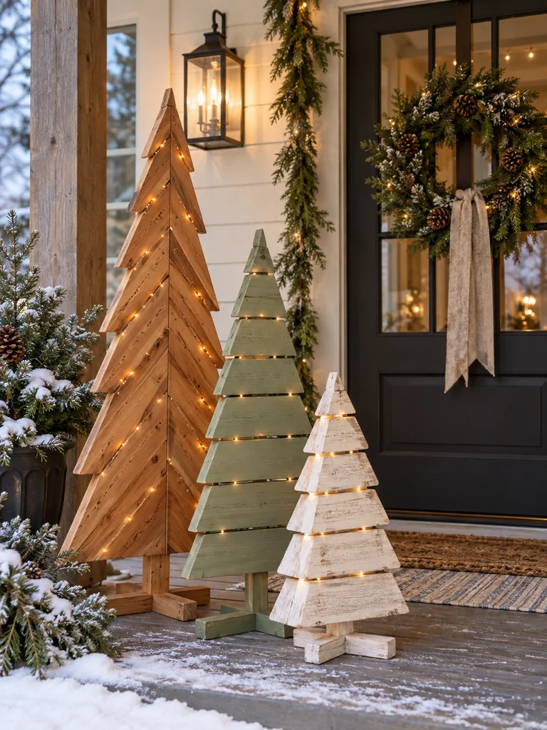 23 Easy DIY Outdoor Wooden Christmas Decor Ideas for a Festive Yard - image 15