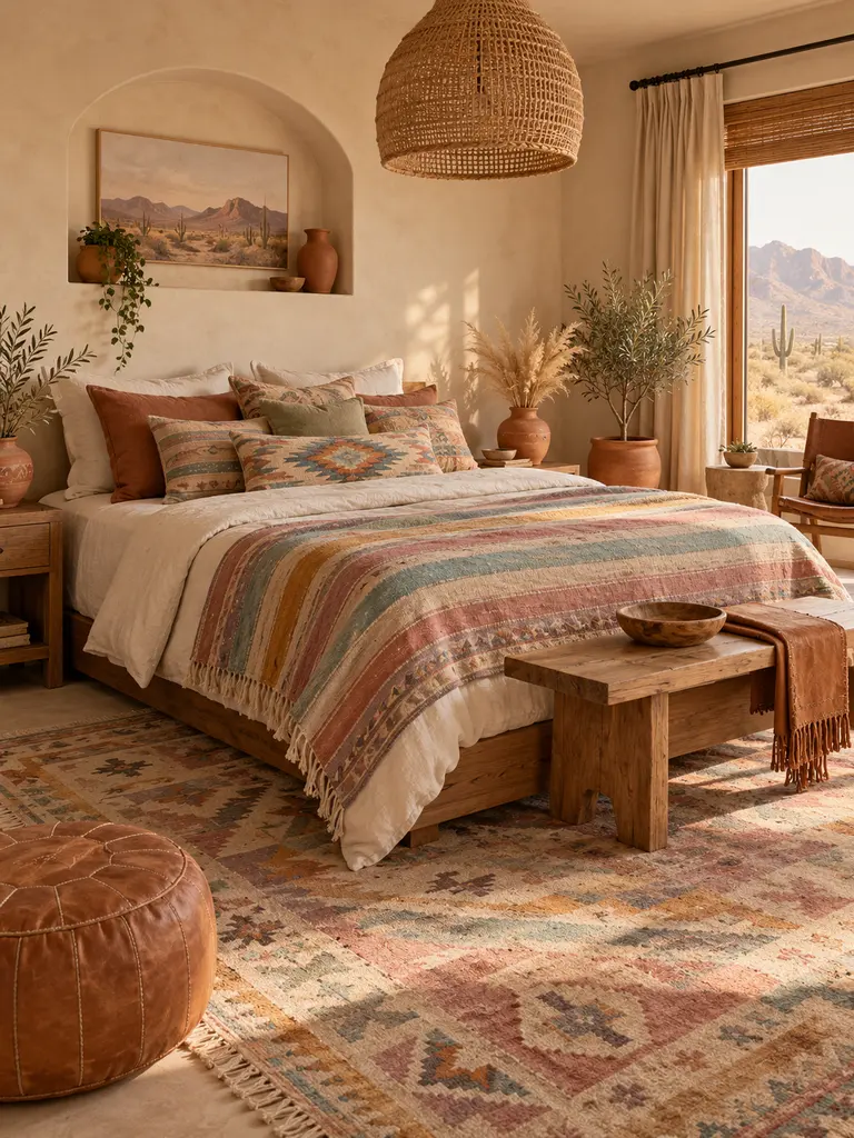 45 Boho Colorful Bedroom Ideas for a Vibrant Cozy Space - image 16