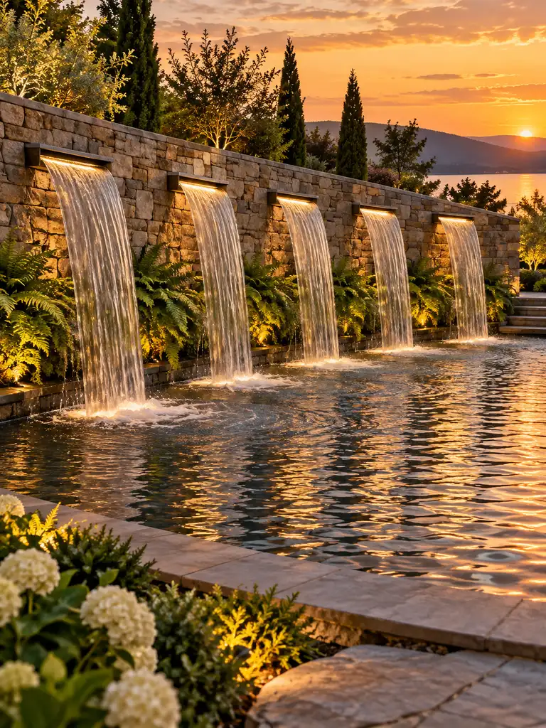 45 Beautiful Outdoor Waterfall Fountain Ideas for Gardens and Patios - image 16