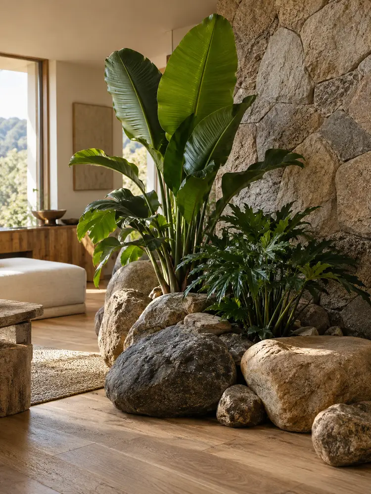 46 Beautiful Indoor Pebble Garden Ideas for Modern Homes - image 16