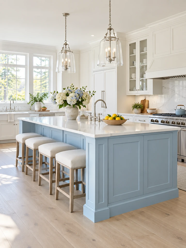 45 Colorful Kitchen Island Ideas That Bring Personality Into Your Home - image 17