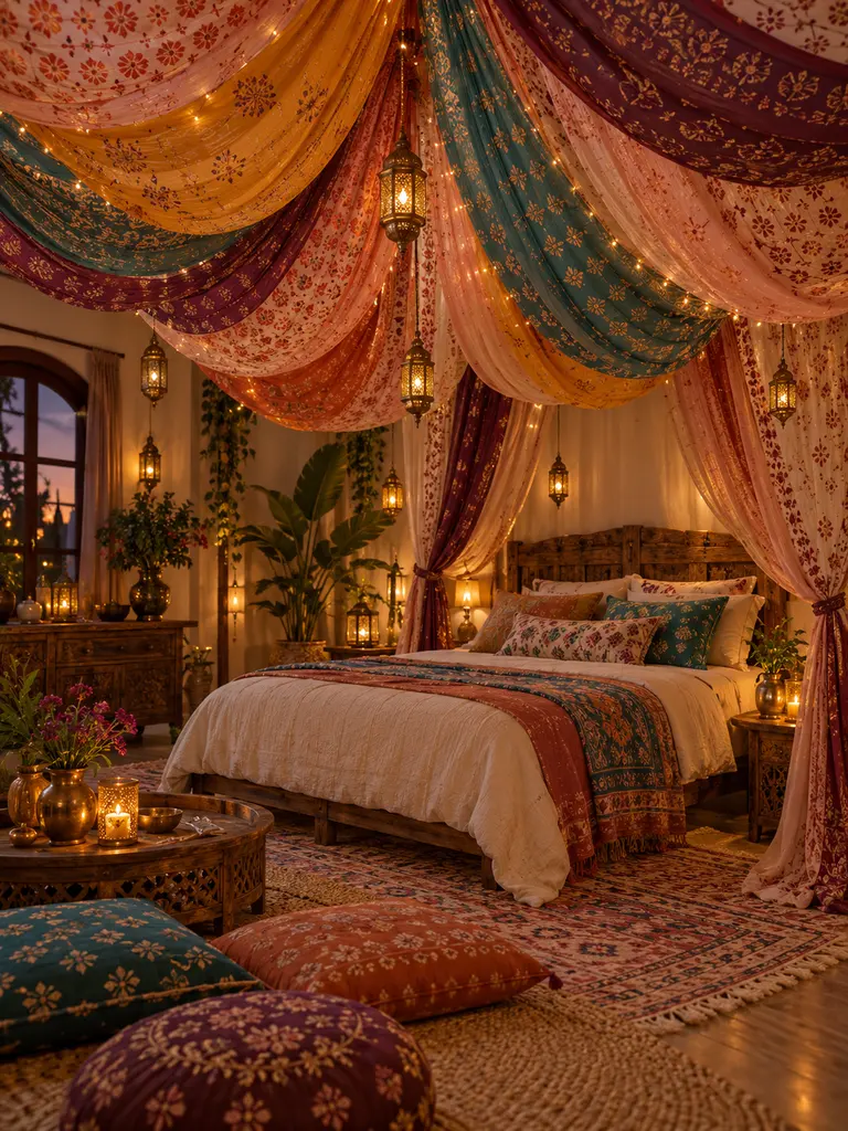 45 Boho Colorful Bedroom Ideas for a Vibrant Cozy Space - image 17