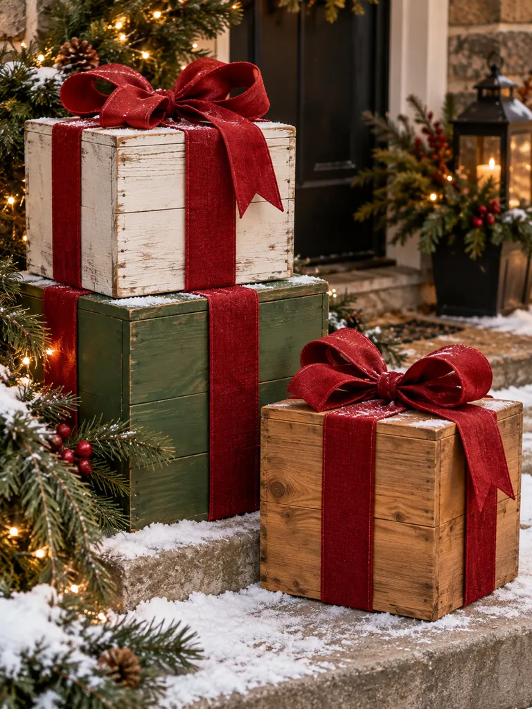 23 Easy DIY Outdoor Wooden Christmas Decor Ideas for a Festive Yard - image 17