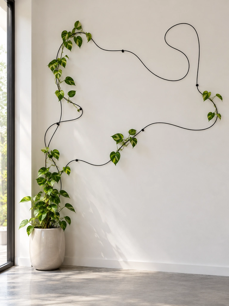 45 Creative Pothos Wall Decor Ideas for Indoor Spaces - image 18